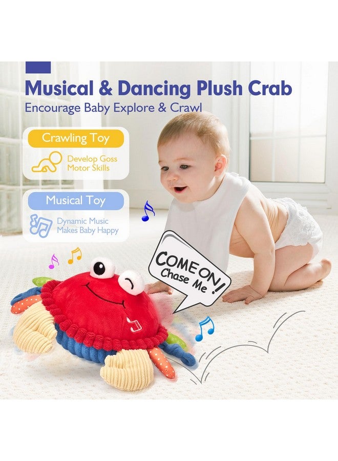 هاهالاند ألعاب أطفال من عمر 6 إلى 12 شهرًا - موسيقى، رقص، مشي، حركة، سلطعون، وقت الاستلقاء على البطن، ألعاب حسية للأطفال من عمر 12 إلى 18 شهرًا، ألعاب تعليمية تفاعلية ممتعة للأطفال، هدايا أعياد الميلاد للأولاد والبنات، هدايا عيد الميلاد - Image 2