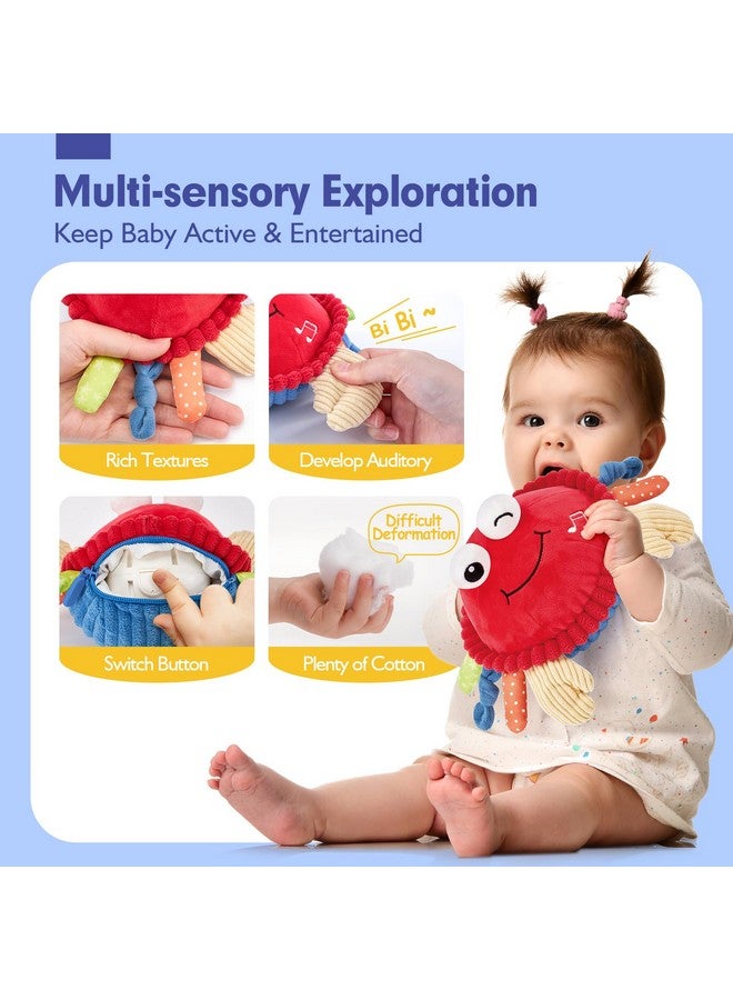 هاهالاند ألعاب أطفال من عمر 6 إلى 12 شهرًا - موسيقى، رقص، مشي، حركة، سلطعون، وقت الاستلقاء على البطن، ألعاب حسية للأطفال من عمر 12 إلى 18 شهرًا، ألعاب تعليمية تفاعلية ممتعة للأطفال، هدايا أعياد الميلاد للأولاد والبنات، هدايا عيد الميلاد - Image 4