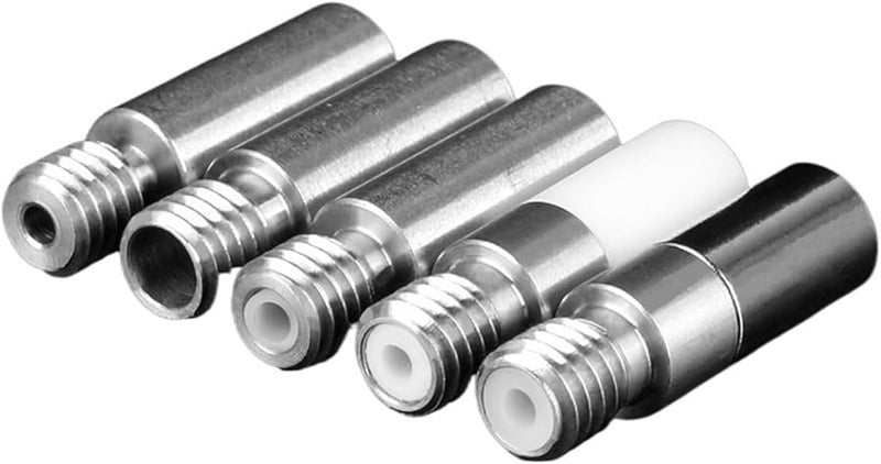 Copper All Metal Heat Break 5pcs Stainless Steel Smooth Throat For 1.75mm 3D Printer - Image 5