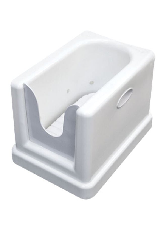 HQ Plastic Compact Design Foot Washer White HQ FW1  - Image 1