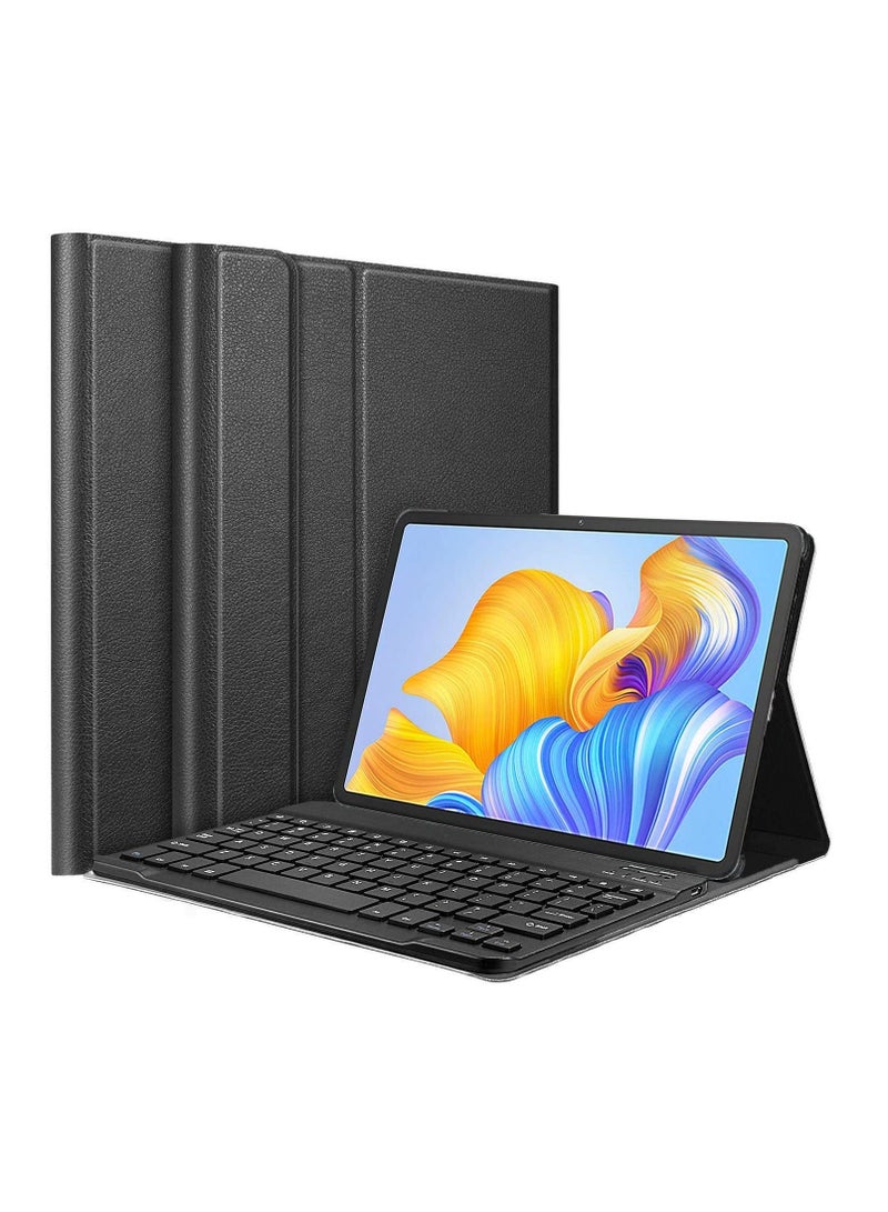 URBBKING Lightweight Smart Cover with Magnetically Detachable Wireless Keyboard for Honor Pad 8 12 inch Black - Image 1
