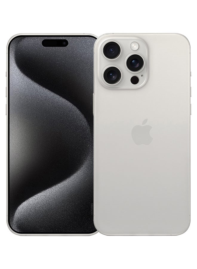 CATANES iPhone 15 Pro Max Case Cover Air Skin Series Back Cover Sturdy Durable Thin Case Drop Protection Cover Clear White - Image 2