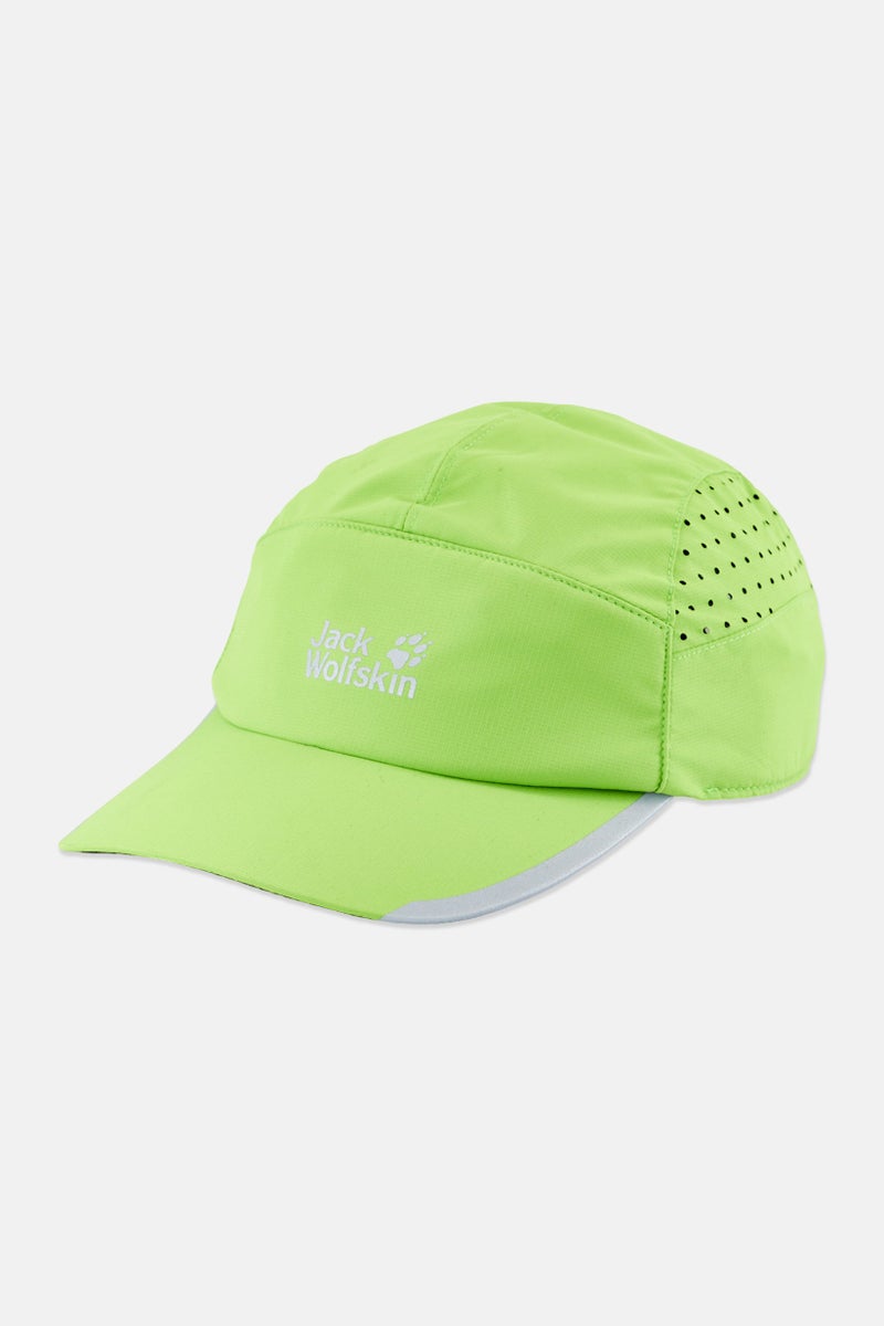 Jack Wolfskin Men Brand Logo Cap, Lime Green - Image 1
