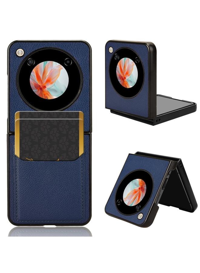 The Bros Case For ZTE nubia Flip / Libero Flip Litchi Texture Card Slots Back Cover Phone Case