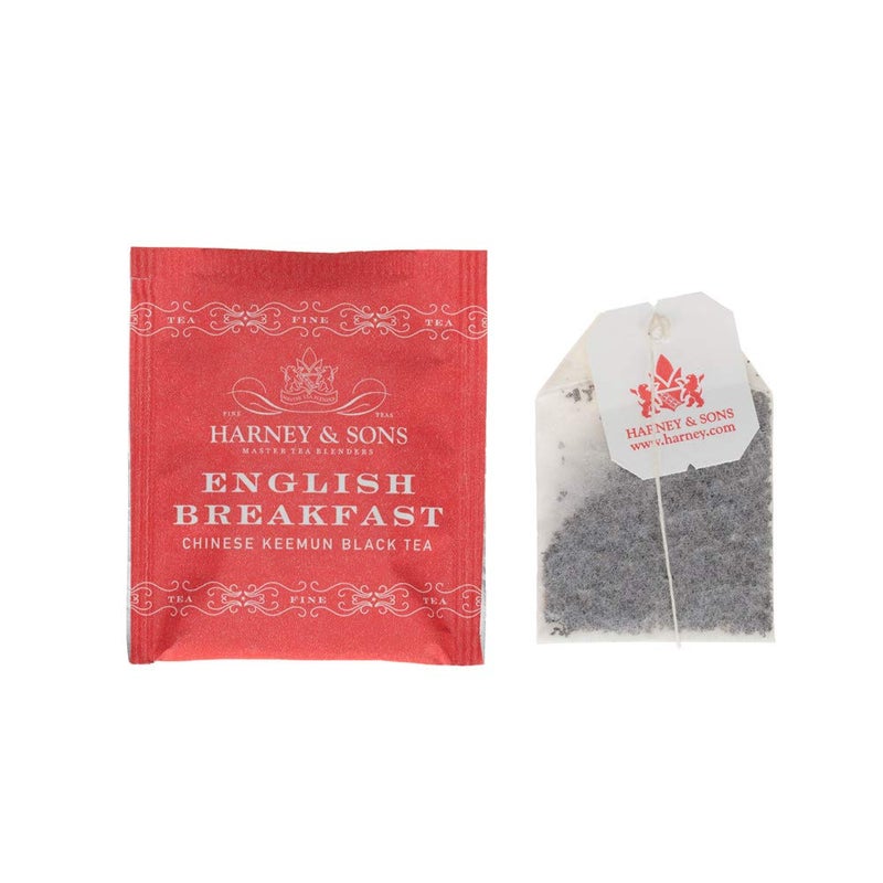 Harney & Sons English Breakfast Black Tea, 50 Tea Bags â€“ Classic Keemun Blend for Bold, Full-Bodied Flavor, Kosher - Image 3
