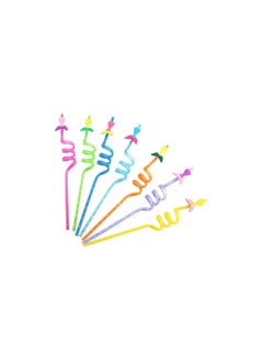Party with Emma 16 Pcs Party Favors Game Controller Straws Goodie Gifts for Kids Gamer Birthday Party Supplies (Mermaid)  - Image 1