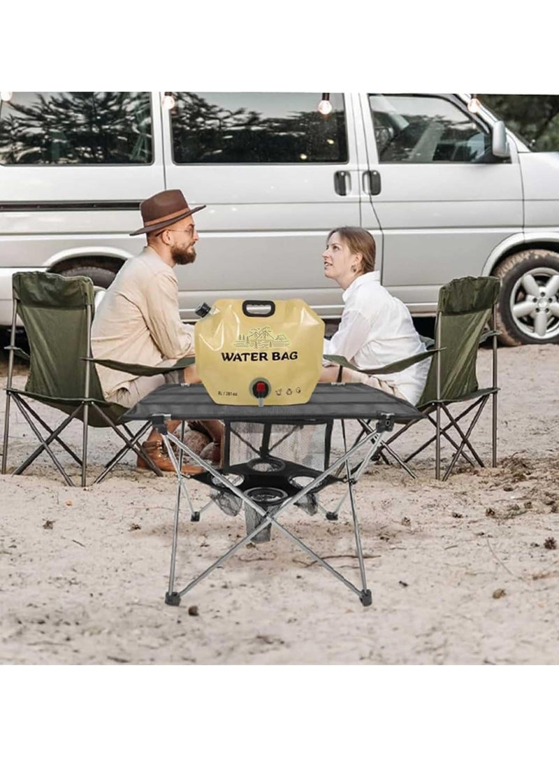 Meetion Water Storage Bag - 8L Portable Water Carrier for Survival, Camping, Hiking, Cycling, Fishing, Travel, Outdoor Water Storage, Emergency Water Supply, Collapsible Water Bag - Image 4