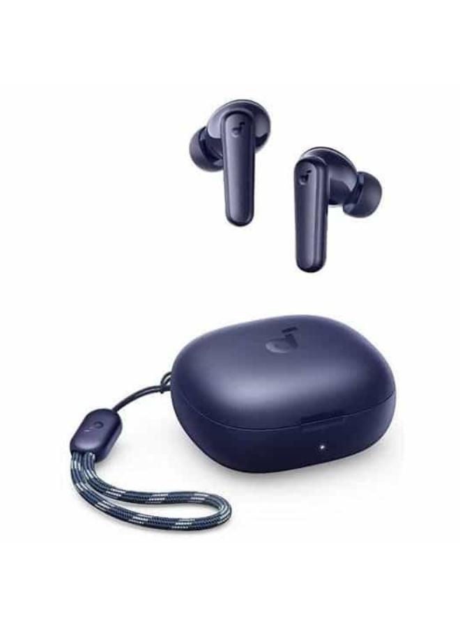 Soundcore By Anker R50i True Wireless Earbuds 10mm Drivers with Big Bass, Bluetooth 5.3, 30H Playtime, IPX5-Water Resistant, AI Clear Calls with 2 Mics, 22 Preset EQs via App Blue
