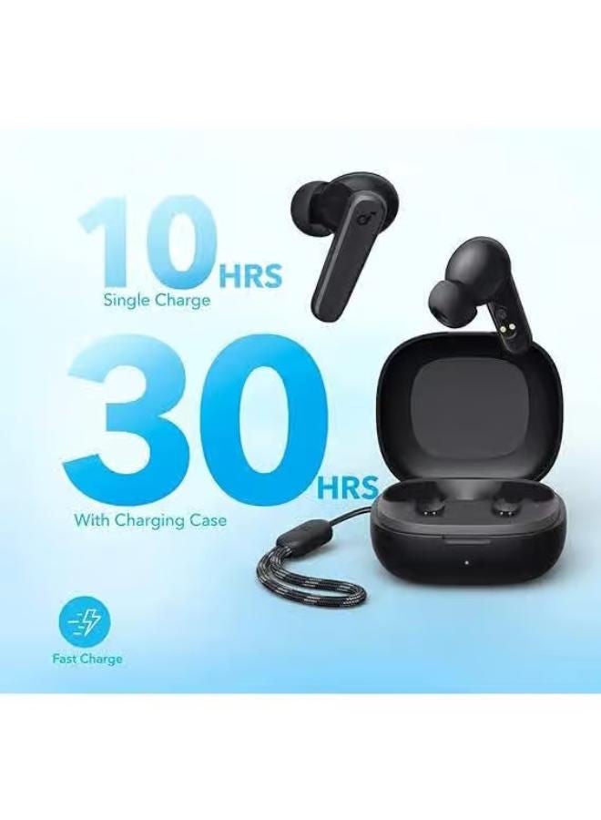 Soundcore By Anker R50i True Wireless Earbuds 10mm Drivers with Big Bass, Bluetooth 5.3, 30H Playtime, IPX5-Water Resistant, AI Clear Calls with 2 Mics, 22 Preset EQs via App Blue - Image 3