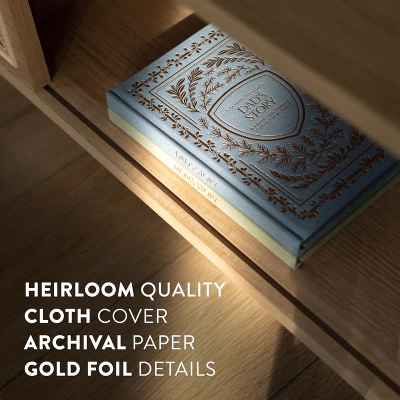 Dad's Story Journal (Linen Hardcover): A Memory and Keepsake Journal for My Family (Heirloom Story Books and Guided Journals) Hardcover by Korie Herold - September 13, 2022 - Image 5