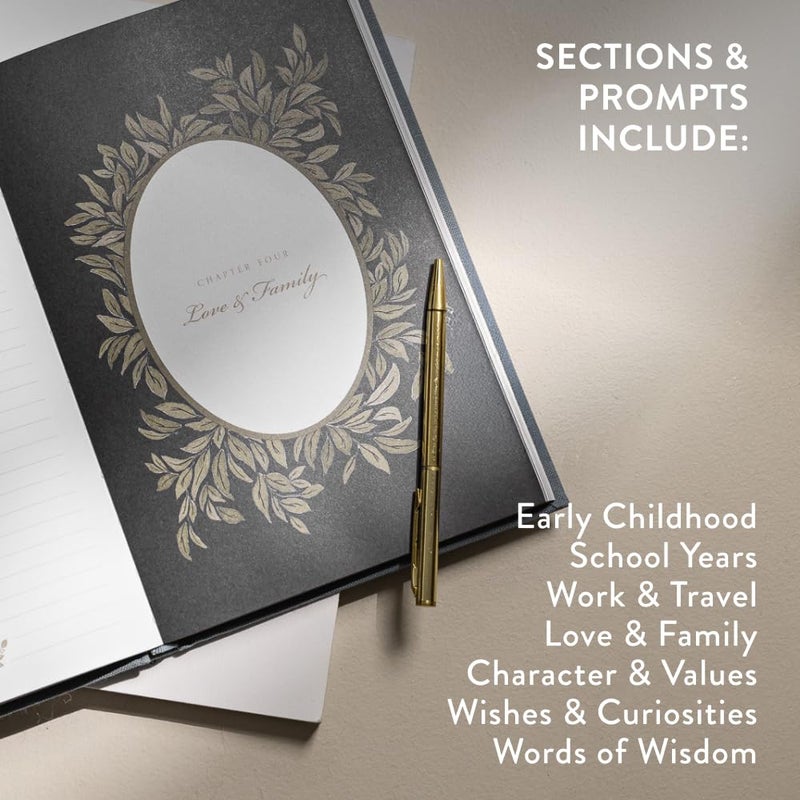 Dad's Story Journal (Linen Hardcover): A Memory and Keepsake Journal for My Family (Heirloom Story Books and Guided Journals) Hardcover by Korie Herold - September 13, 2022 - Image 3