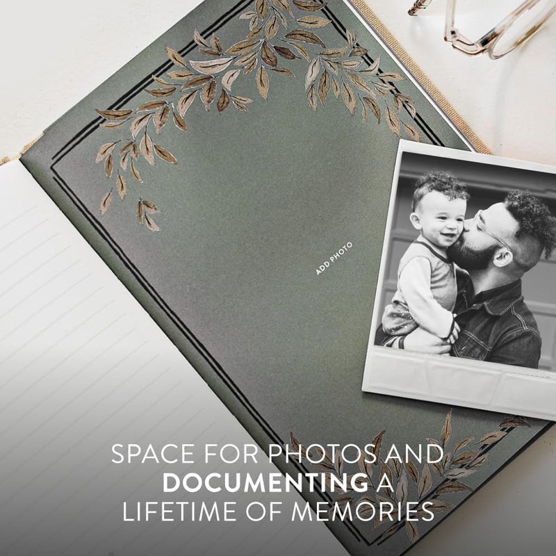 Dad's Story Journal (Linen Hardcover): A Memory and Keepsake Journal for My Family (Heirloom Story Books and Guided Journals) Hardcover by Korie Herold - September 13, 2022 - Image 4