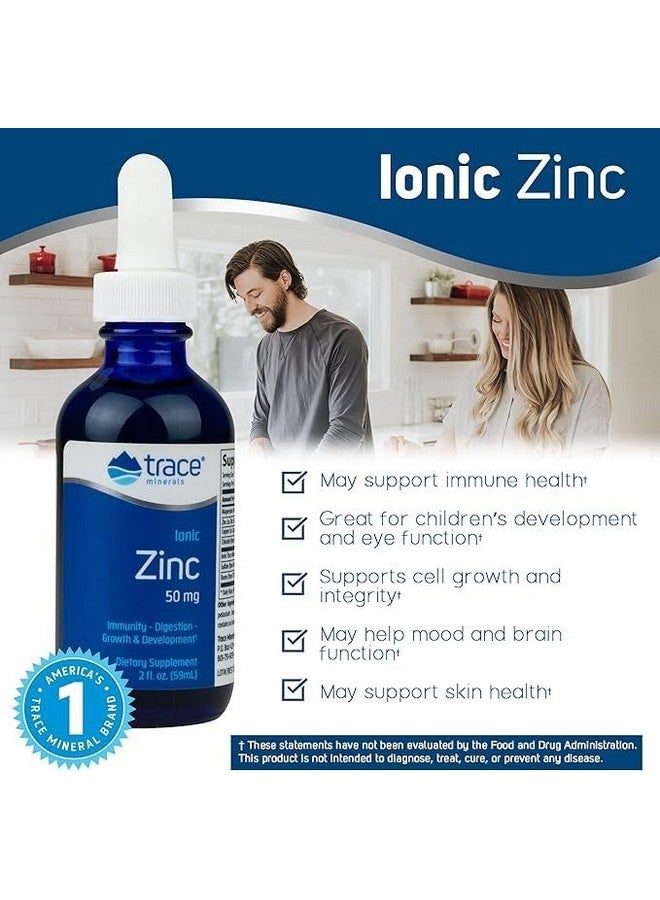 Trace Minerals Ionic Zinc 50 mg - Dietary Supplement with Zinc, Magnesium & Chloride - Support Healthy Digestion & Immune Function - ZInc for Skin & Brain Health - 2 fl oz (About 48 Servings) - Image 4