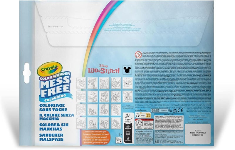 Crayola Color Wonder Mess-Free Colouring Pages & Markers, Disney Lilo & Stitch - Image 5
