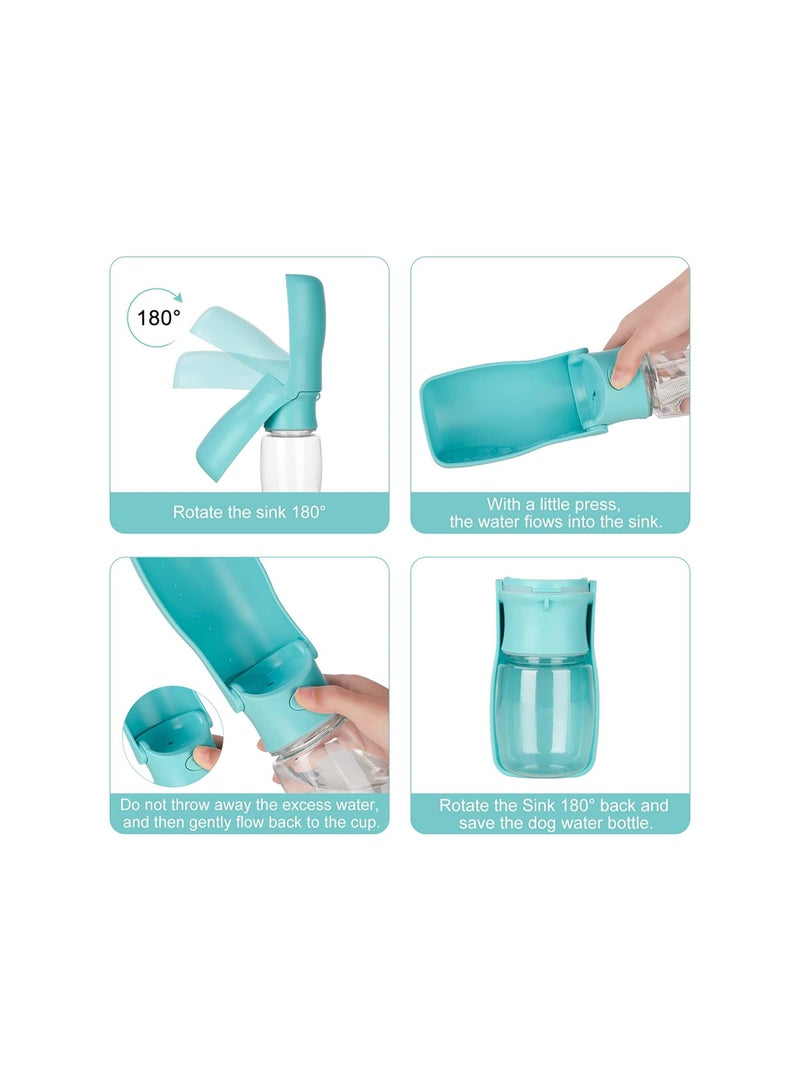 Portable Pet Water Bottle for Travel, Leak Proof, BPA Free - Image 3
