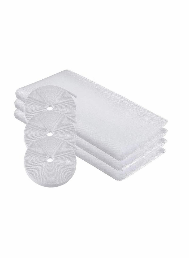 كابتن تيك Window Mosquito Screen Nets, Fly Window Screen Mesh Insect Netting with Self-Adhesive Tapes, Window Screen Mosquito Netting, Fly Screen Window netting - Image 2