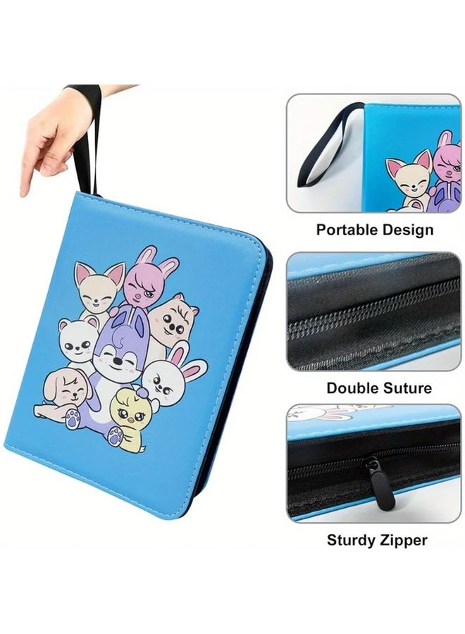 Kpop Photocard Binder Album 4 Pocket With 50 Sleeves Holds Up To 400 Cards Style S K - Image 5