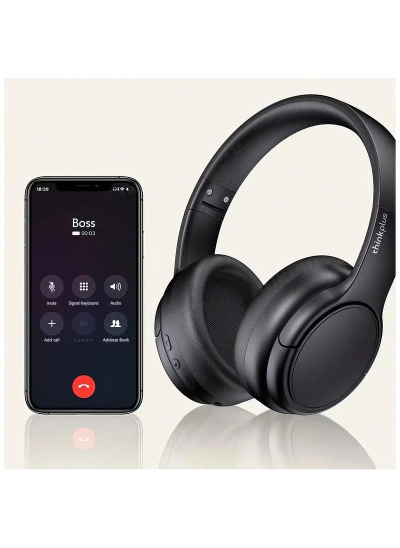 thinkplus - Lenovo ThinkPlus TH20 Gaming Headphones - Black - Image 1