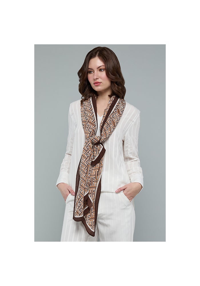 R&B Patterned Scarf, 180X85cm - Image 4