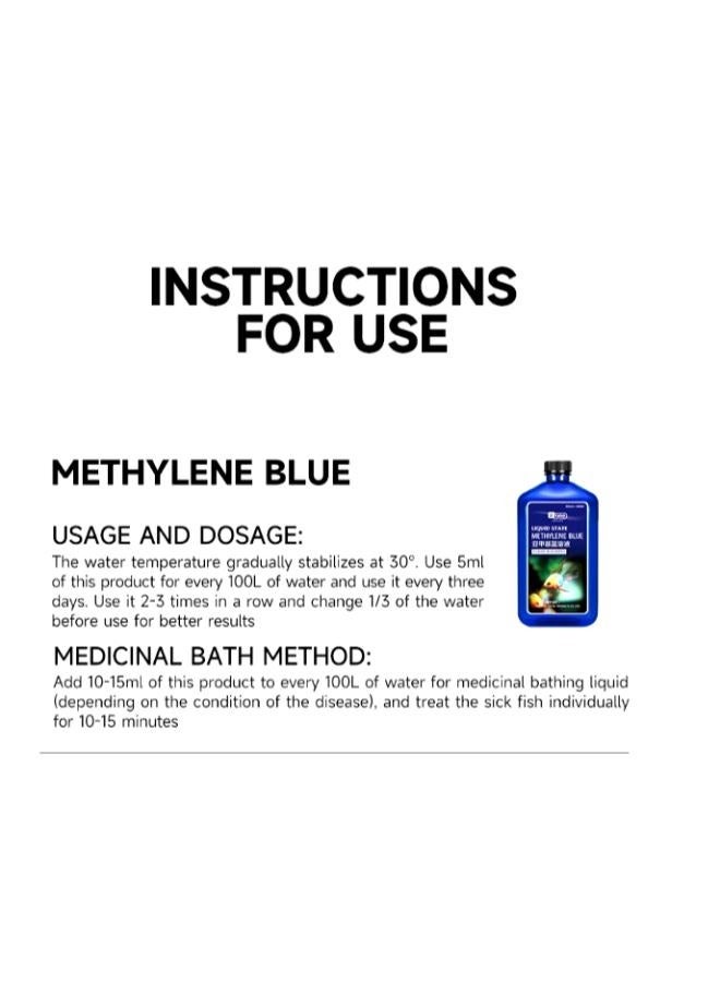 YEE Methylene Blue 235ml or 535ml Treatment for Bacterial Infections - Image 3