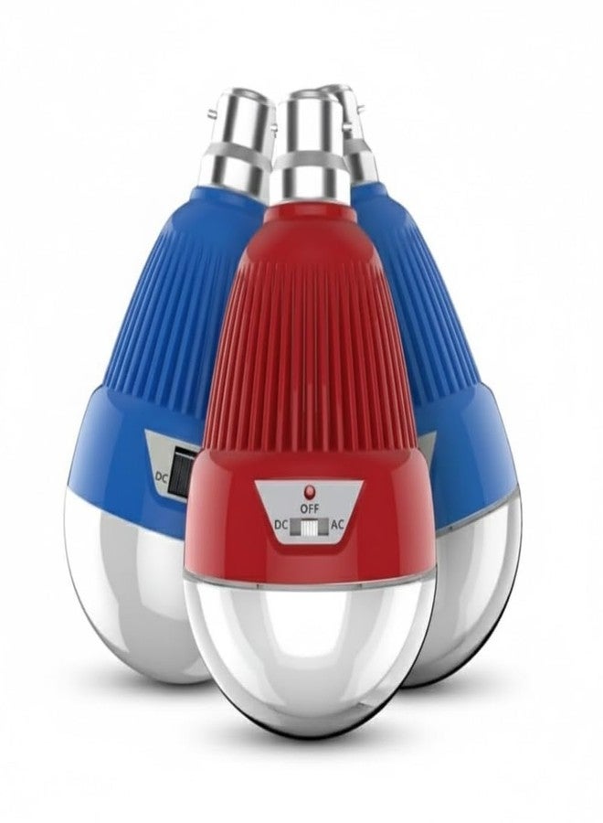 Drumstoneᴬˢᴰ 𝗦𝗽𝗲𝗰𝗶𝗮𝗹 5 𝗬𝗲𝗮𝗿 𝗪𝗮𝗿𝗿𝗮𝗻𝘁𝘆 Rechargeable Inverter AC/DC LED Bulb 150W | Emergency Red Light with 8 Hours Backup | Solar Rechargeable Lamp - Image 1