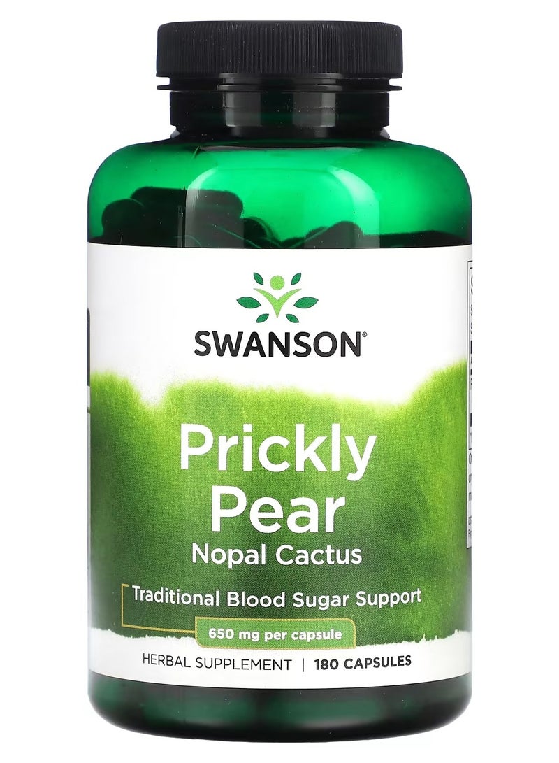 سوانسون، صبار التين الشوكي، 650 ملغ، 180 كبسولة