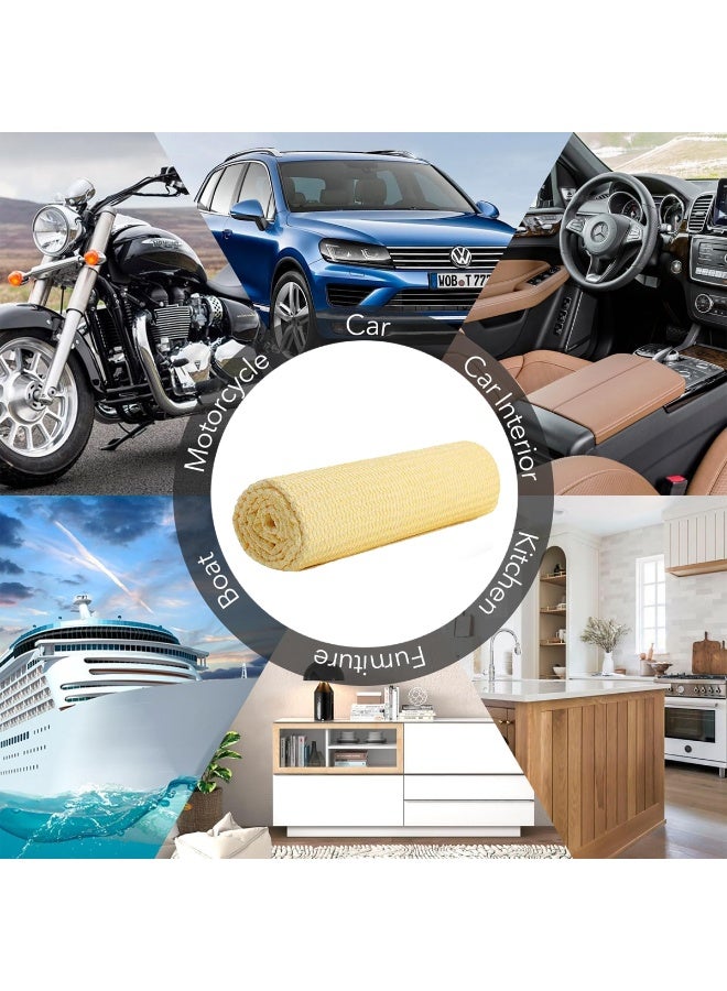 Xpro X-PRO 99 Concave Cleaning Cloth X99-CH9D 9D Ultra Absorbent 3D Waffle Weave Car Drying Towel High Absorption PVA Synthetic Chamois for Car, Bike, Boat, Glass, Furniture & Kitchen Soft, Scratch-Free, Reusable Cleaning Cloth - Image 2