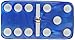 Marion Domino Double Six Dark Blue Marbleized Jumbo Tournament Professional Size with Spinners in Dovetail Sheesham Wood Box - Image 4