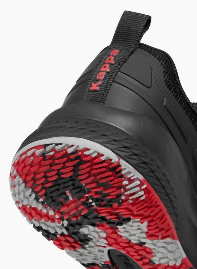 Kappa Boys' Logo Print Sports Shoes with Rotating Buckle Closure