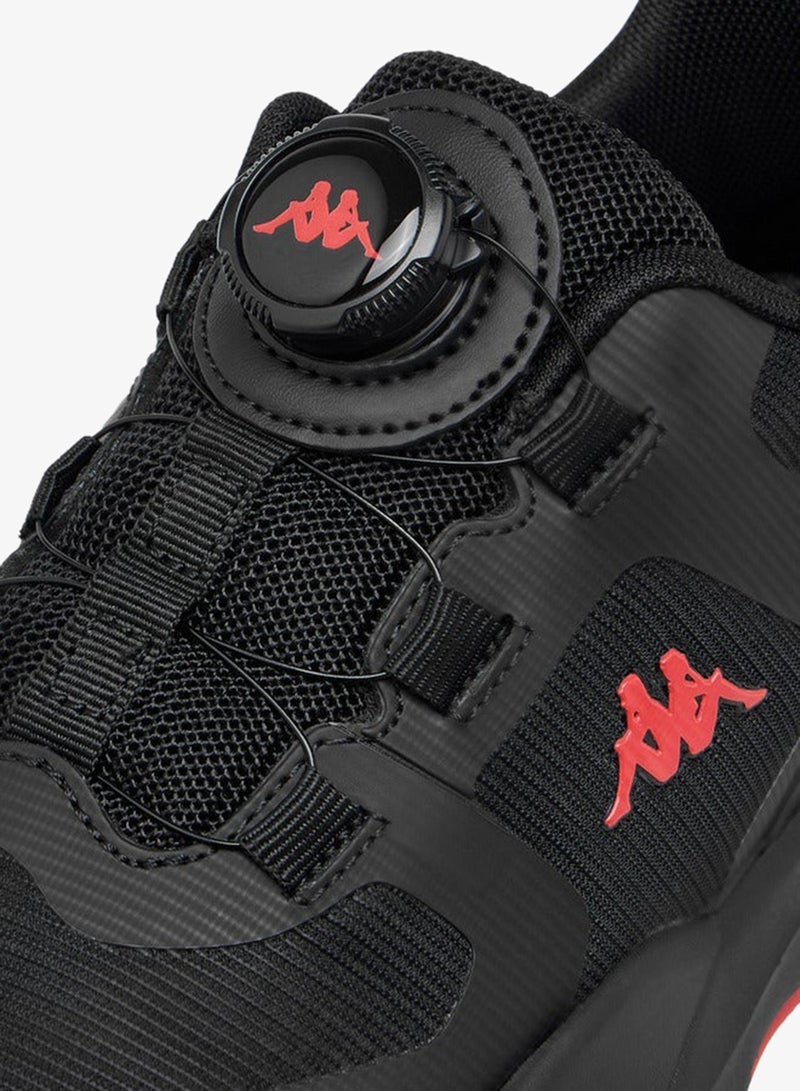 Kappa Boys' Logo Print Sports Shoes with Rotating Buckle Closure - Image 4