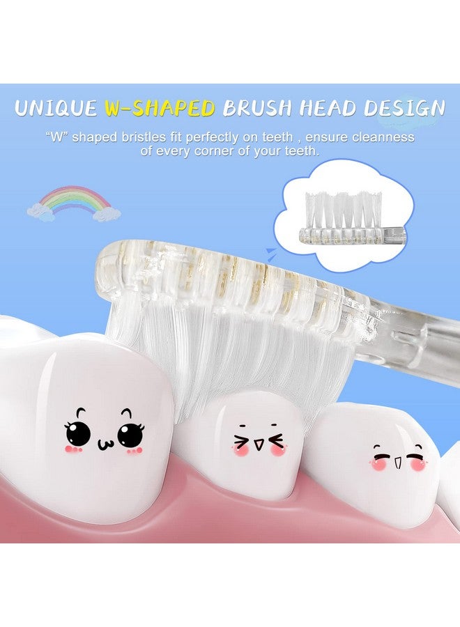 TEETECK 5 Pack Kids Toothbrush Replacement Heads Compatible with SEAGO- 513/977/EK6,Compatible with Brush-Baby WildOnes/KIDZSONIC（Not BabySonic Series）,Compatible with Dada-Tech-BB1/977/K6 - Image 4
