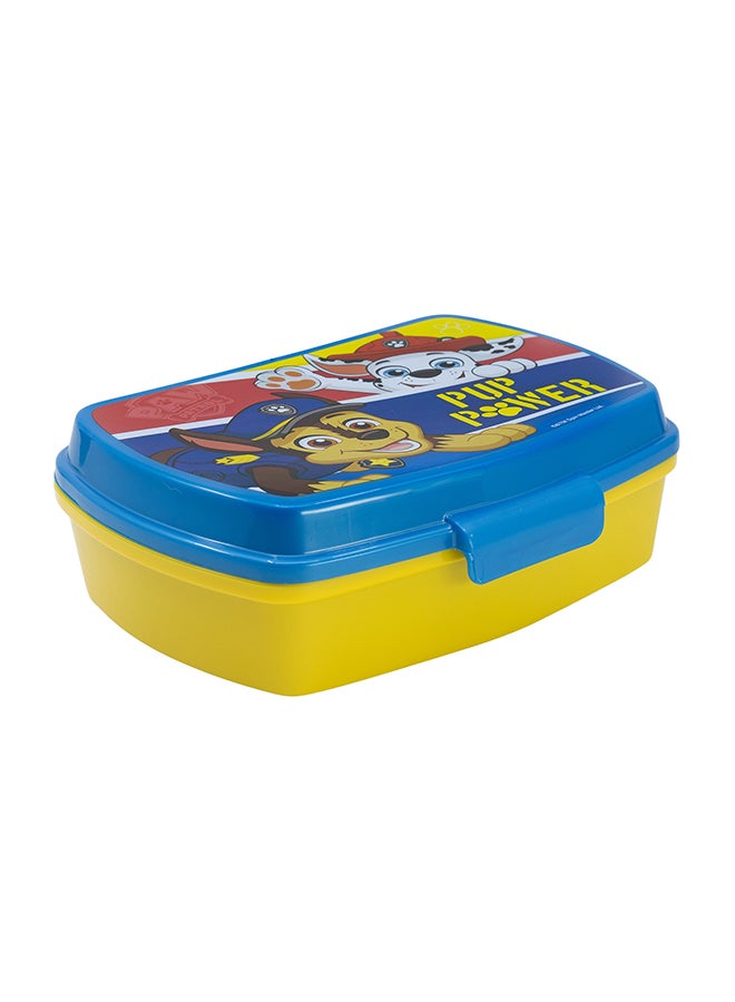STOR Paw Patrol Pup Power Kids Lunch Box Sandwich box with Easy Lock Mechanism - Image 1