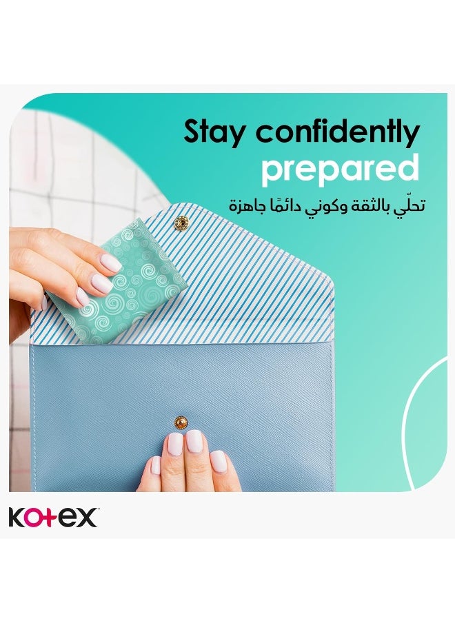 Kotex - Kotex Antibacterial Panty Liners, 99% Protection from Bacteria Growth, Long Size, 20 Daily Panty Liners - Image 1