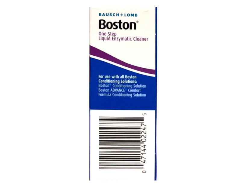 Boston Boston One Step Liquid Enzymatic Cleaner – Protein Remover for Rigid Gas Permeable Contact Lenses, 15-Week Supply  - Image 3