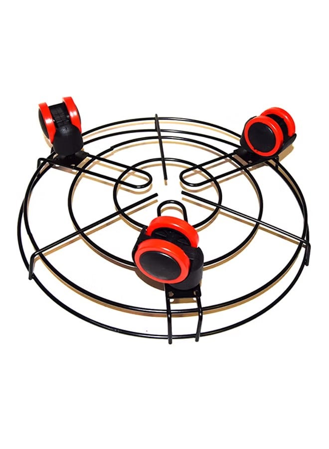 Rona Gas cylinder holder with wheels for easy movement, 34 cm, black - Image 2