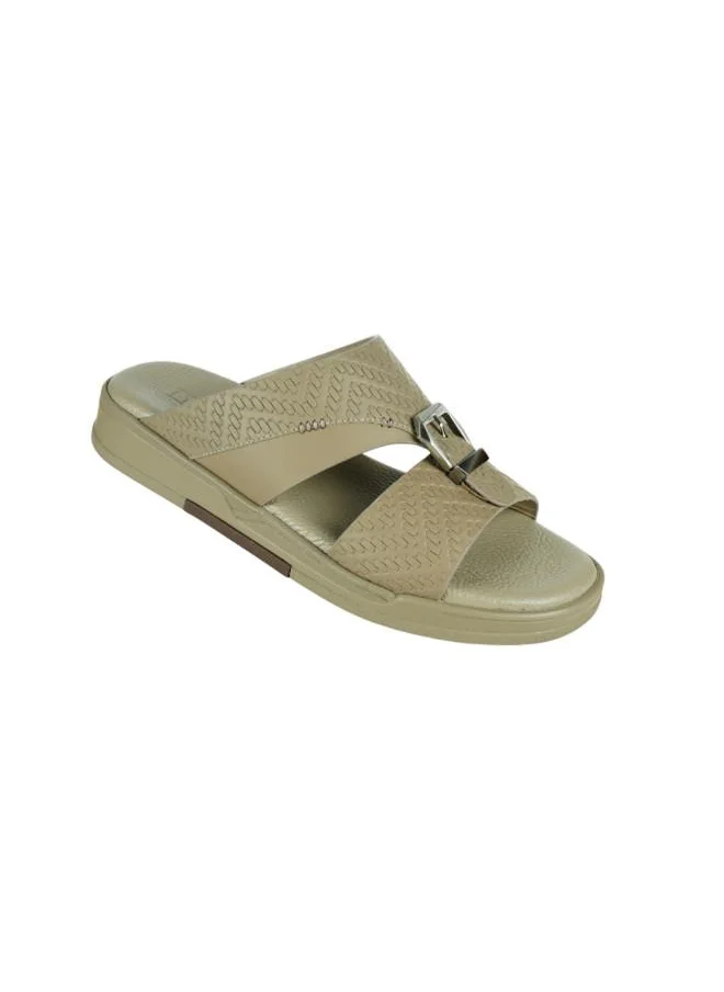 بارجيل أونو 008-3593 Barjeel Uno Mens Arabic Sandals B120 Stone