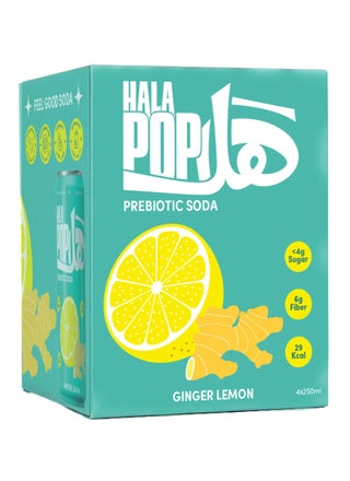 Ginger Lemon Prebiotic Soda