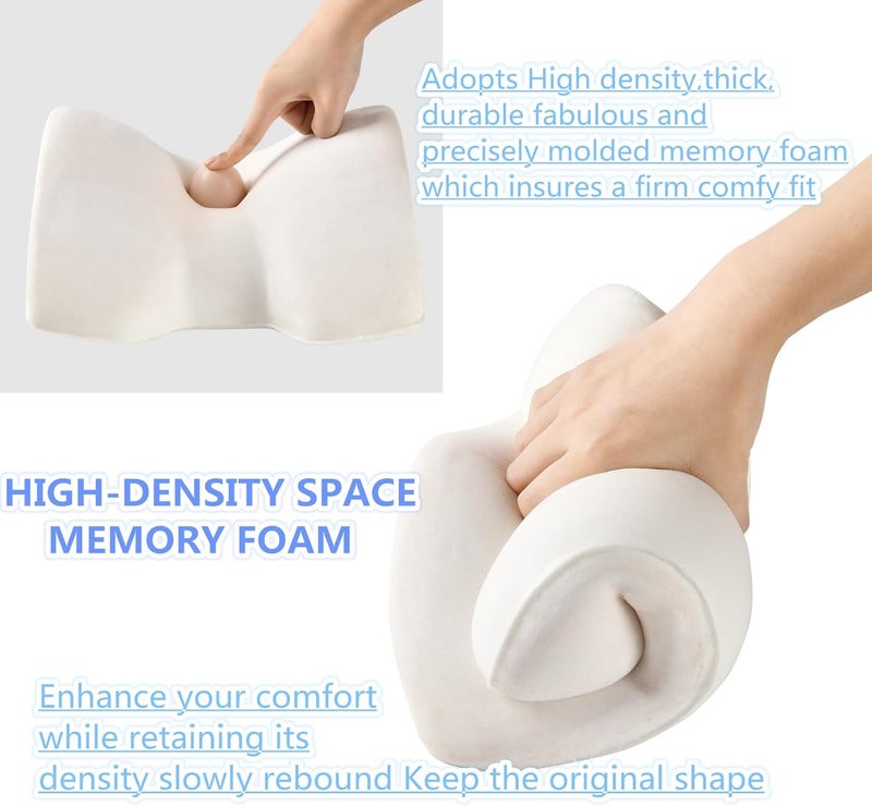 Ovyuzhen Car Neck Support Pillow - Ergonomic Memory Foam Neck Pillow for Relieving Neck Fatigue - Image 4