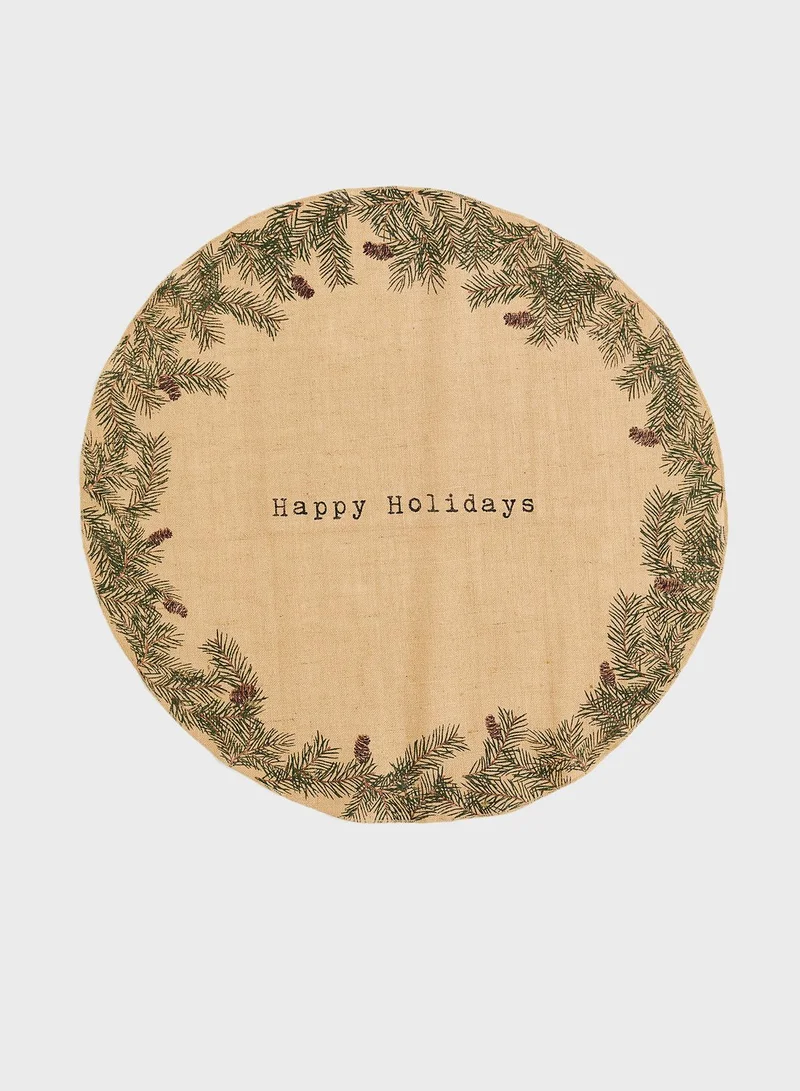 H&M Jute Christmas Tree Mat