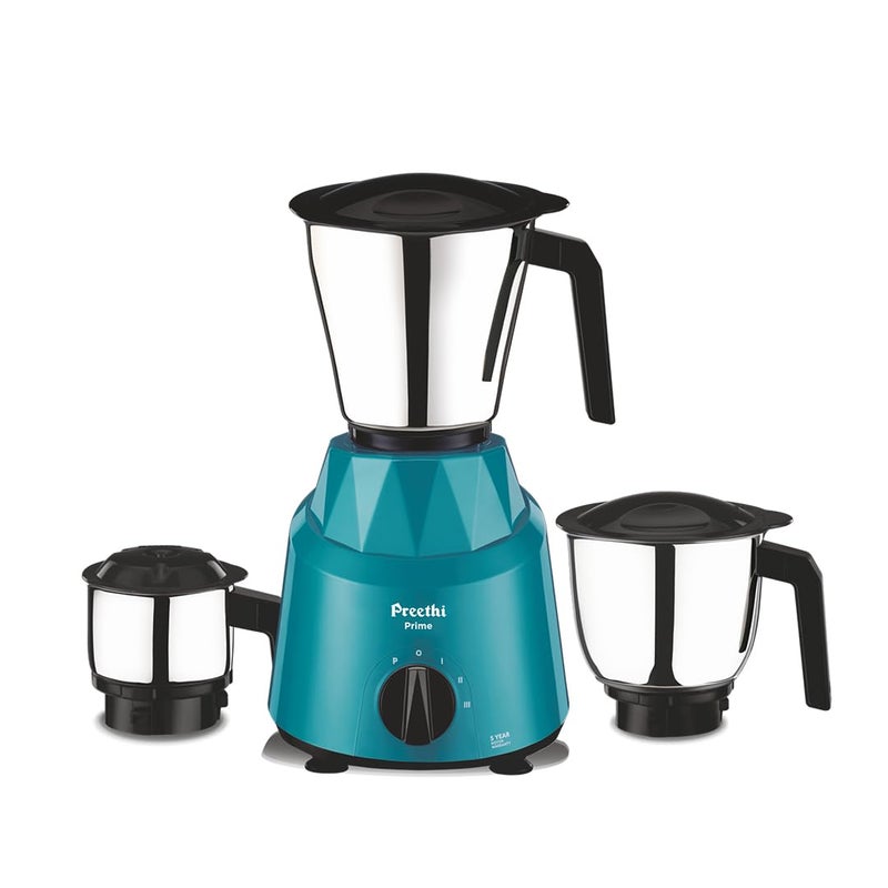 بريثي Preethi Prime Mixer Grinder for Kitchen I 3 Jars 750 Watt Mixie I Green (MG-286) 750 W MG286 green - Image 1