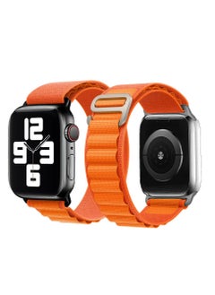 Alpine Loop Band For Apple Watch Band 38mm/40mm/41mm Nylon Woven Sport Strap Compatible with iWatch Series 7/SE/6/5/4/3/2/1 Adjustable Strap