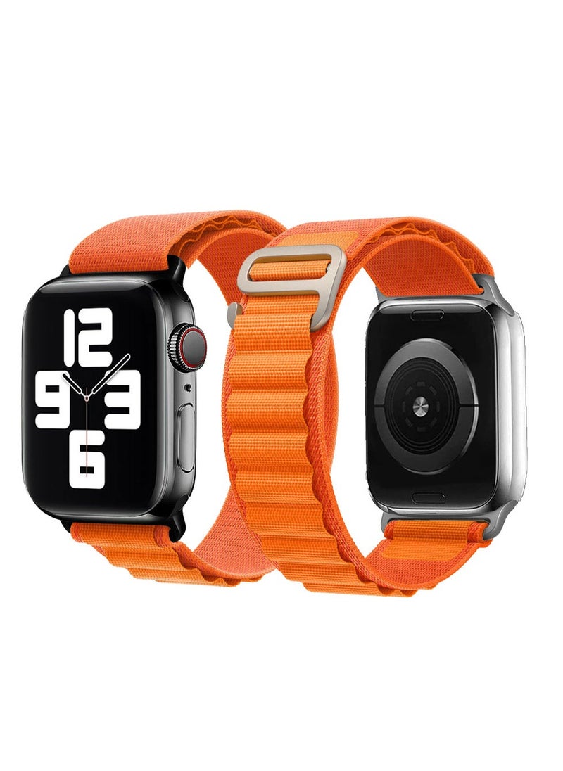 Generic - Alpine Loop Band For Apple Watch Band 38mm/40mm/41mm Nylon Woven Sport Strap Compatible with iWatch Series 7/SE/6/5/4/3/2/1 Adjustable Strap - Image 1