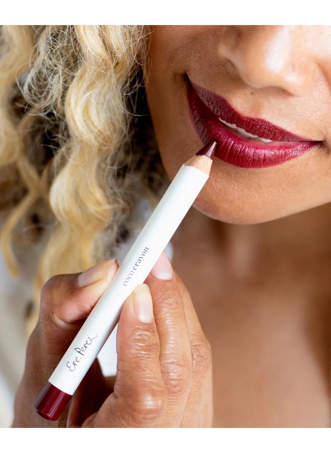 Ere Perez - Natural Coco Crayon Hydrating Lip Color ; Vegan Cruelty Free Clean Beauty (Rebel 0.01 Oz ; 3 G) - Image 1