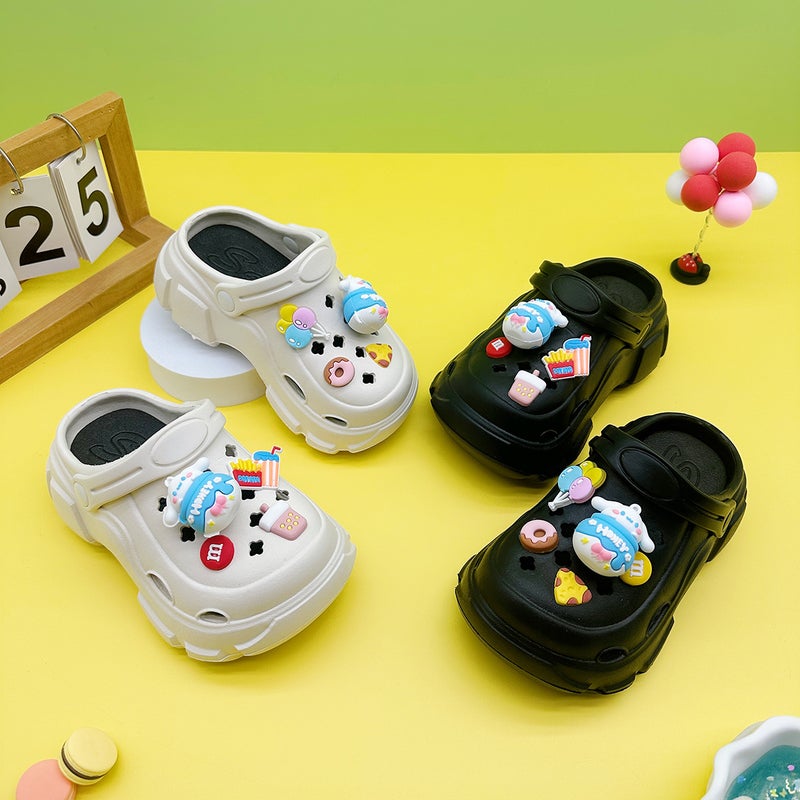 Summer Cartoon Balloon Yugui Dog Hole Shoes For Boys And Girls New Parent-Child Slippers Soft Bottom Non-Slip Baotou Sandals - Image 2
