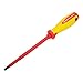 MichaelPro 6.5 x 150mm Slotted Head Insulated Electricians Screwdriver, Professional Slotted VDE Screwdriver with - Image 2