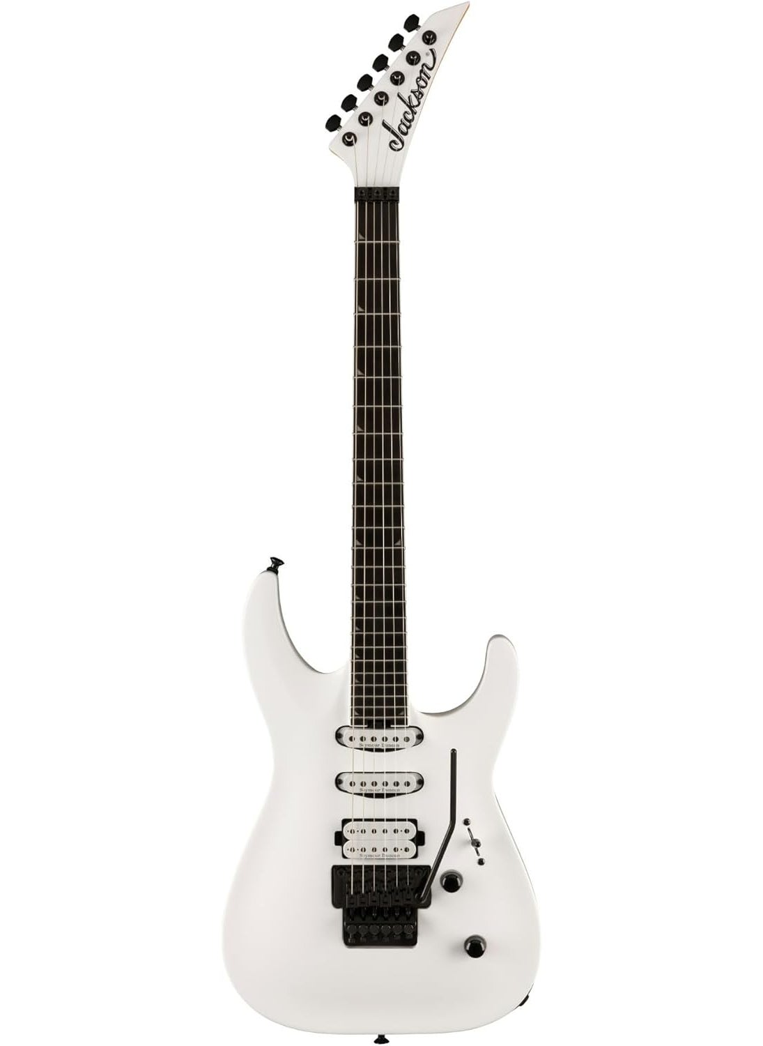 Jackson - Jackson Pro Plus Soloist SLA3Q Electric Guitar  RightHanded 6 Strings Snow White Premium Craftsmanship and Playability Bundle with Protective Hardshell Case 2 Items - Image 1