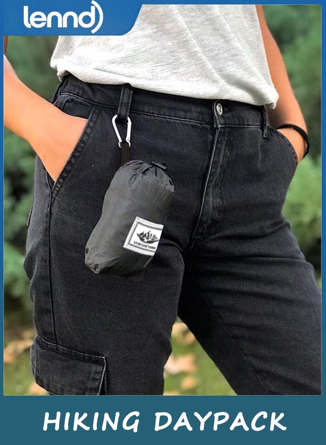 لينند حقيبة ظهر للمشي لمسافات طويلة، مقاومة للماء وخفيفة الوزن وقابلة للطي للسفر والتخييم في الهواء الطلق - Image 2