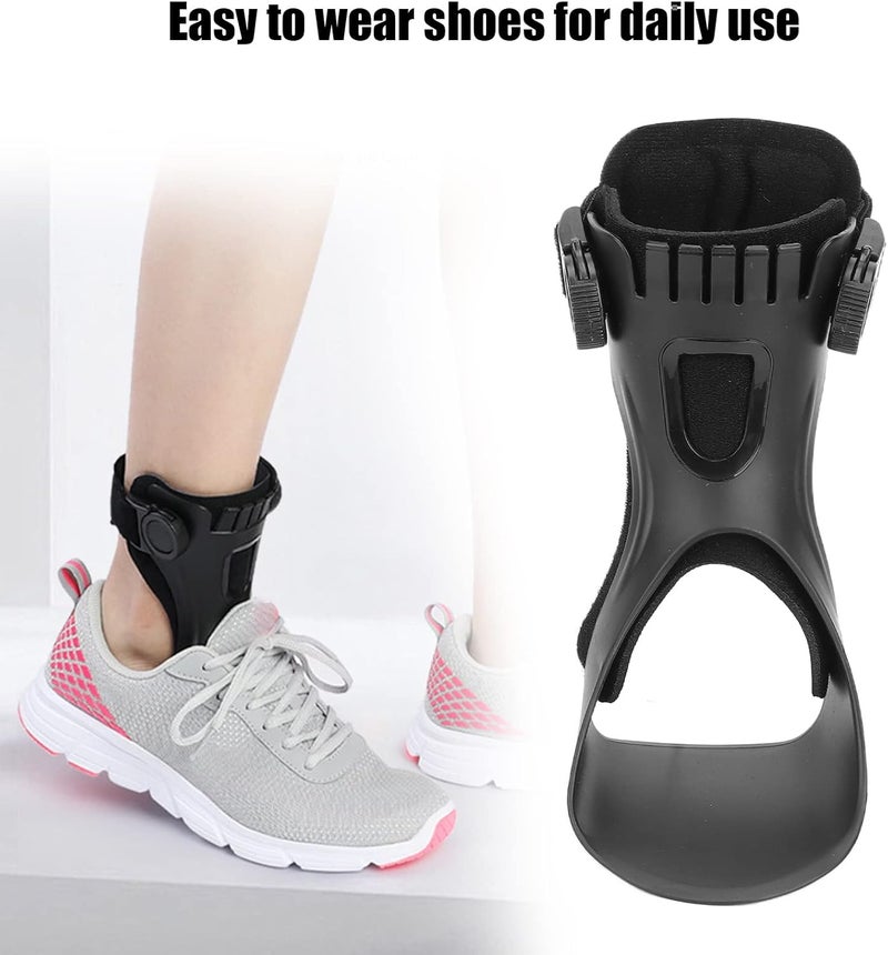 klarako Drop Foot Brace Orthosis, Plantar Fasciitis Night Splint Drop Foot Orthotic Brace, Foot Drop Brace for Walking, Men and Women Adjustable Achilles Tendonitis Brace for Fascia(M-Right Foot) - Image 3