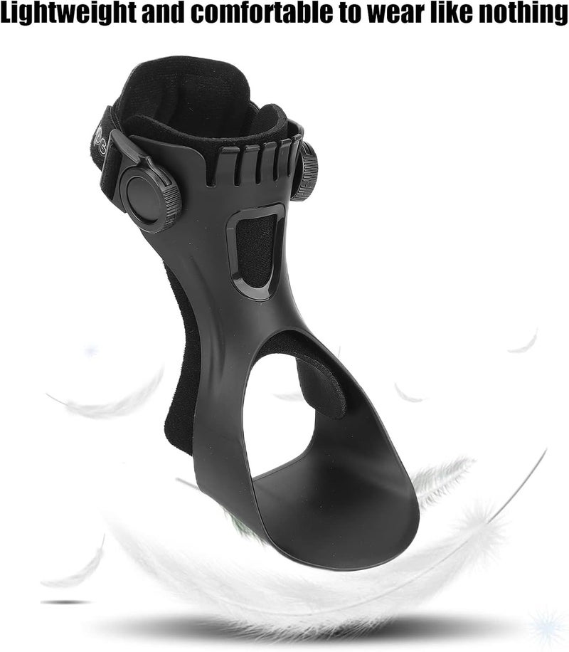 klarako Drop Foot Brace Orthosis, Plantar Fasciitis Night Splint Drop Foot Orthotic Brace, Foot Drop Brace for Walking, Men and Women Adjustable Achilles Tendonitis Brace for Fascia(M-Right Foot) - Image 4