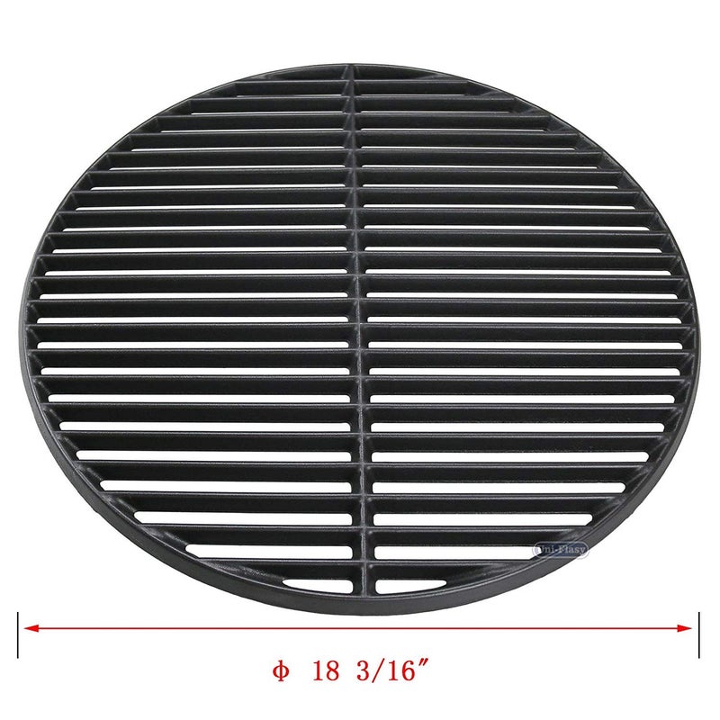 Votenli C6999A(1-Pack) 18 3/16 inches Cast Iron Cooking Grid Grates Replacement for Big Green Egg Large Vision Grill VGKSS-CC2,B-11N1A1-Y2A - Image 2